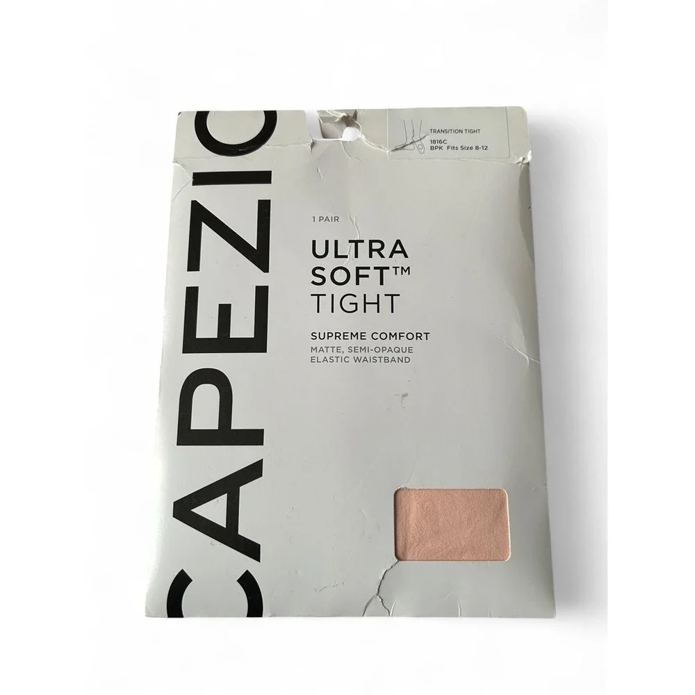 Dance Tights Capezio Ultra Soft Ballet Pink Transition Tight Child 8-12 Recital